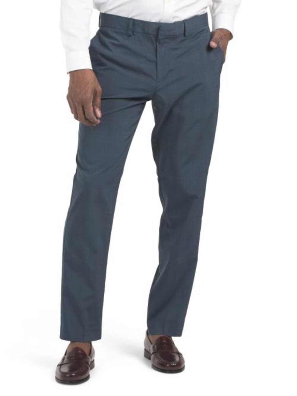 PERRY ELLIS PORTFOLIO Slim Stretch Plaid Dress Pants